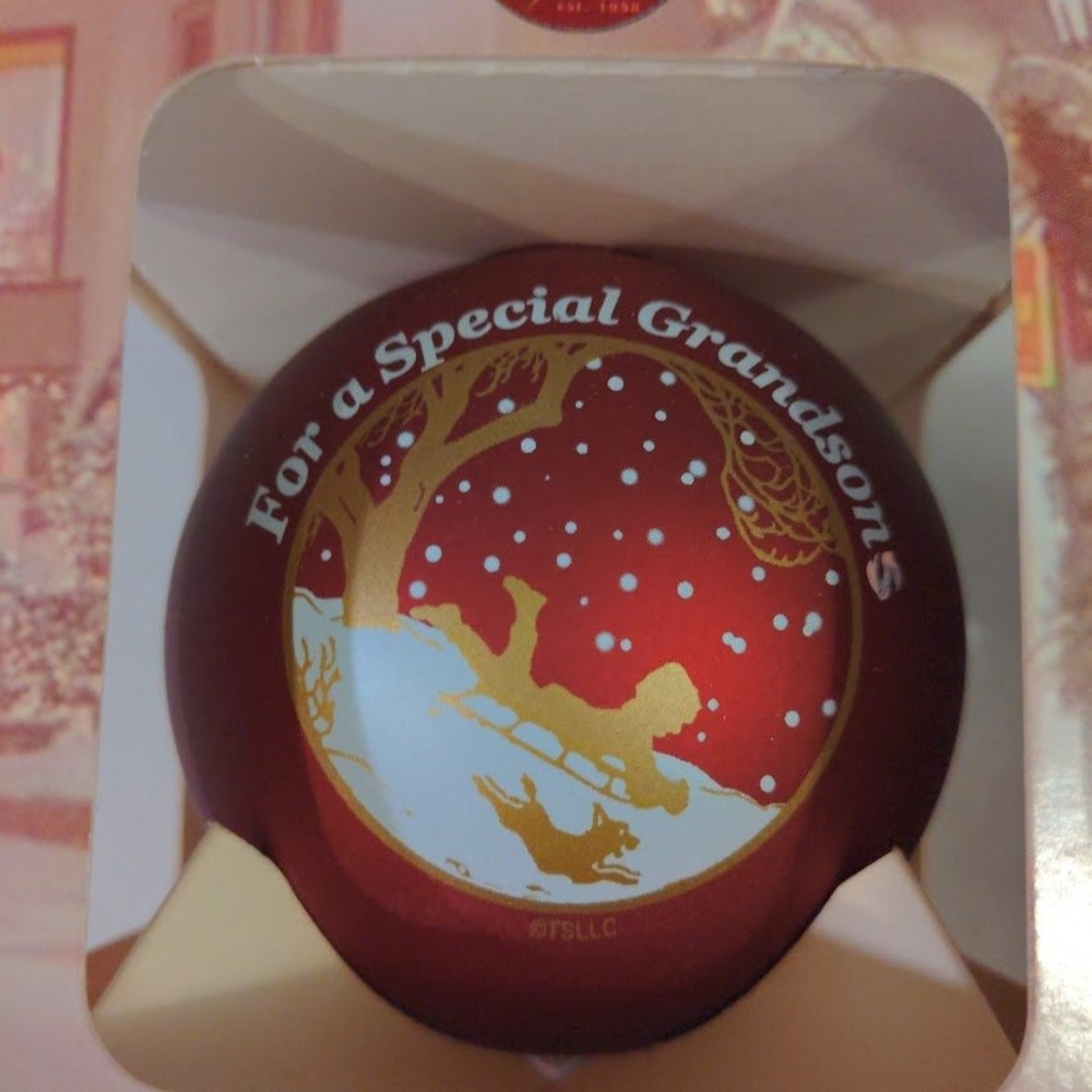 Vintage Family Christmas Ornaments Lof of 6 Enchanted Forest Glass 2005 New - Picture 9 of 11
